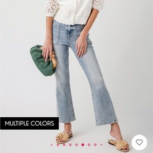 Risen Rosie Ankle Flare Jeans